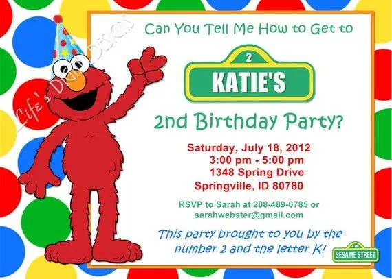 Tarjetas de invitación de cumpleaños en inglés - Imagui