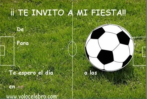 invitaciones cumpleaños futbol gratis Invitaciones de Cumpleaños ... invitaciones cumpleaños futbol gratis Invitaciones de Cumpleaños ...
