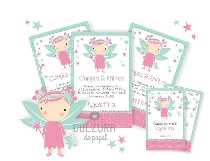 Invitaciones Cumpleaños Hadita #invitacion #imprimible #cumpleaños ...