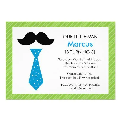 Pequeña invitación del cumpleaños del hombre - ver de Zazzle.