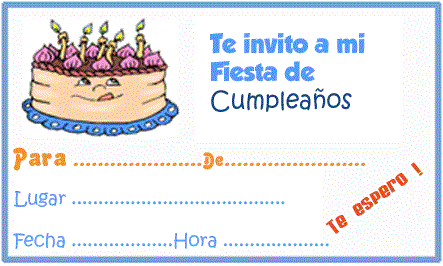 Invitaciones para cumpleaños | Imágenes de Cumpleaños Invitaciones para cumpleaños | Imágenes de Cumpleaños