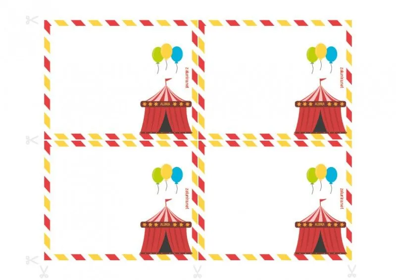 Invitaciones de cumpleaños imprimibles - Investigación en el circo ... Invitaciones de cumpleaños imprimibles - Investigación en el circo ...