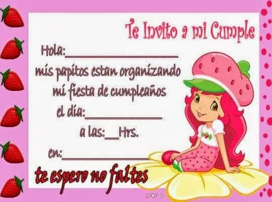 Invitaciones de cumpleaños para imprimir ~ Frases de cumpleaños