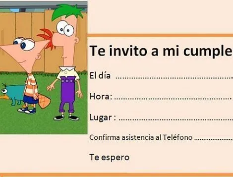 Invitaciones de cumpleaños para imprimir gratis