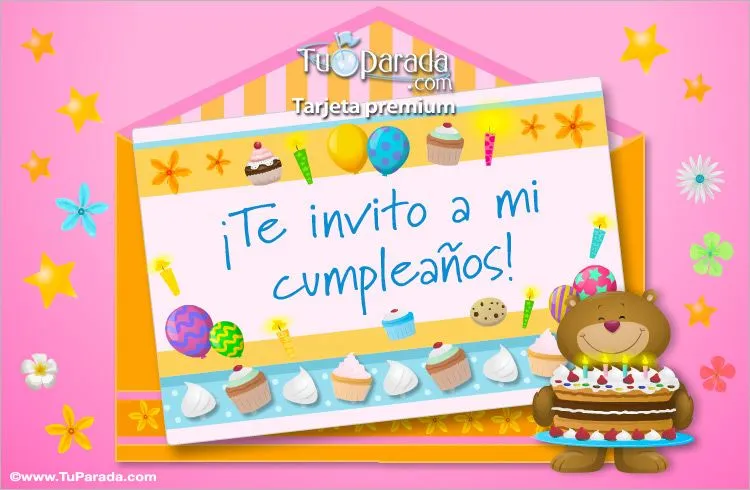 Invitaciones de cumpleaños, invitaciones para fiestas de cumpleaños Invitaciones de cumpleaños, invitaciones para fiestas de cumpleaños