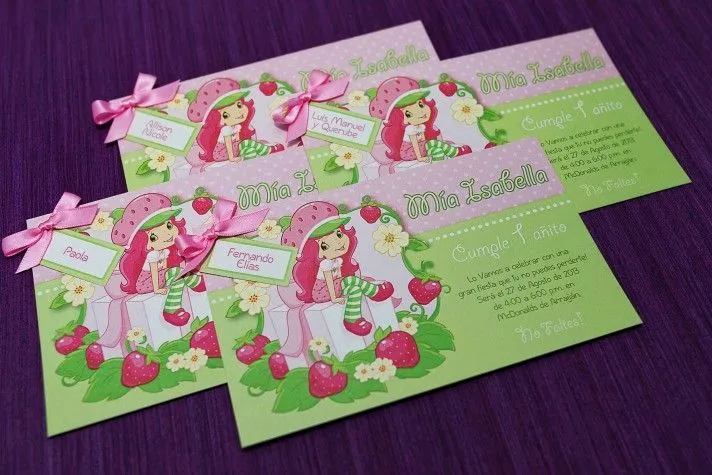 Invitaciones para Cumpleaños Tema Rosita Fresita | Cumpleaños ... Invitaciones para Cumpleaños Tema Rosita Fresita | Cumpleaños ...