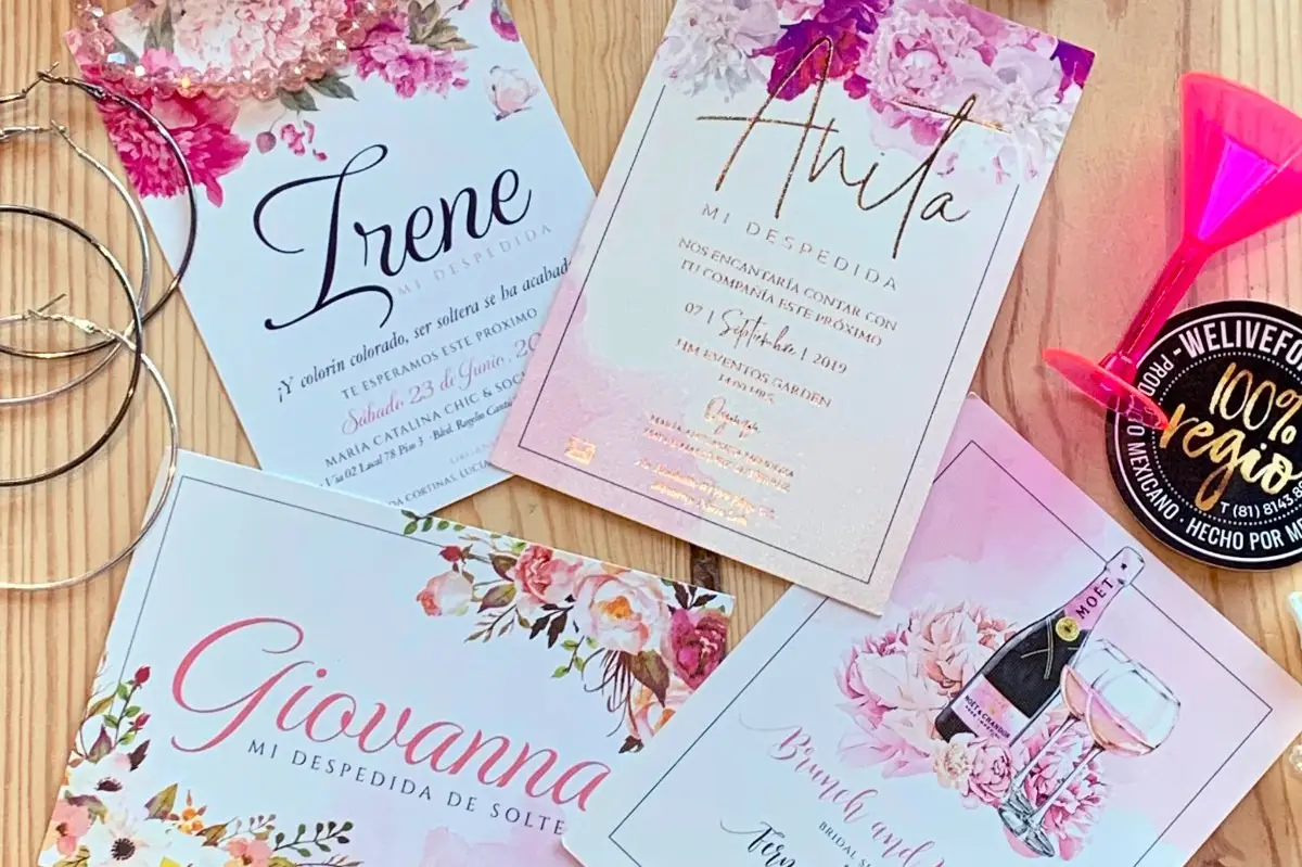 Invitaciones de despedida de soltera: todo lo que se debe considerar - bodas.com.mx Invitaciones de despedida de soltera: todo lo que se debe considerar - bodas.com.mx