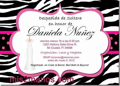 Invitaciones despedidas de solteras para imprimir | Para San Valentín