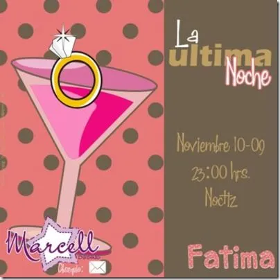 Invitaciones despedidas de solteras para imprimir | Para San Valentín Invitaciones despedidas de solteras para imprimir | Para San Valentín