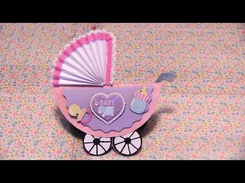 Invitaciones faciles de hacer para Baby Shower (Carreola) - YouTube