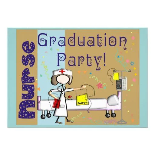 Invitaciones de la fiesta de graduación de la enfe de Zazzle. Invitaciones de la fiesta de graduación de la enfe de Zazzle.