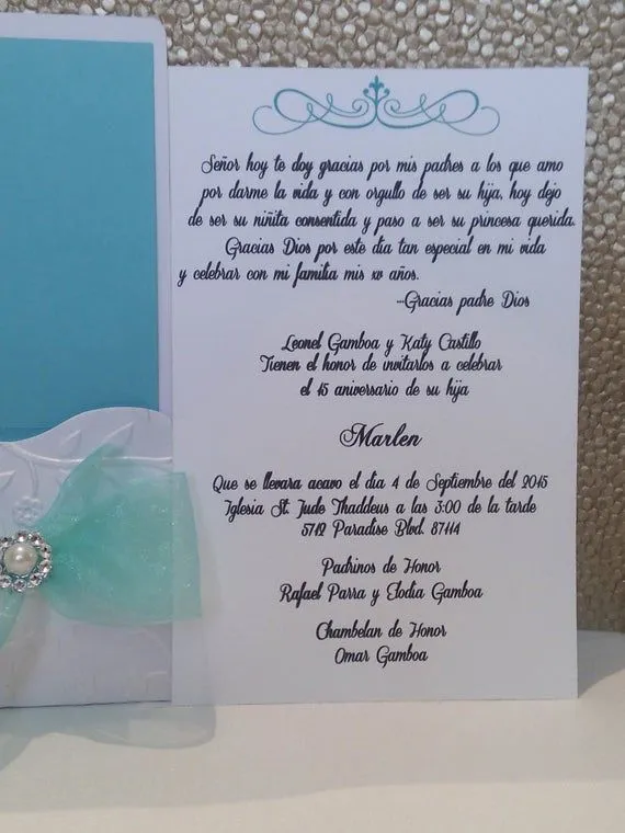 Invitaciones para fiesta de princesa