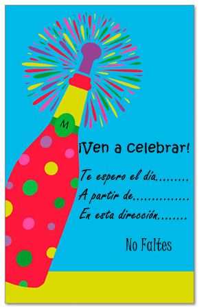 Invitaciones de fiestas de adultos para imprimir gratis | Fiesta101 Invitaciones de fiestas de adultos para imprimir gratis | Fiesta101