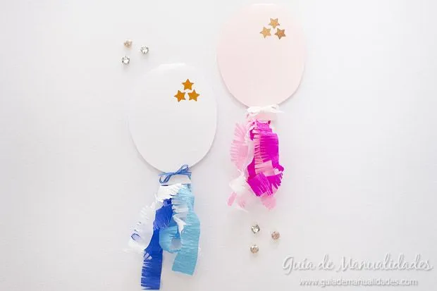 Invitaciones con forma de globo para baby shower - Guía de ...