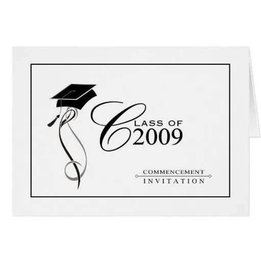 Tarjeta elegante de la graduación - invitaciones | Zazzle Tarjeta elegante de la graduación - invitaciones | Zazzle