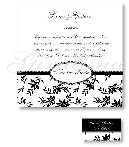 tarjetas de casamiento y quince años | Invitaciones Giraluna