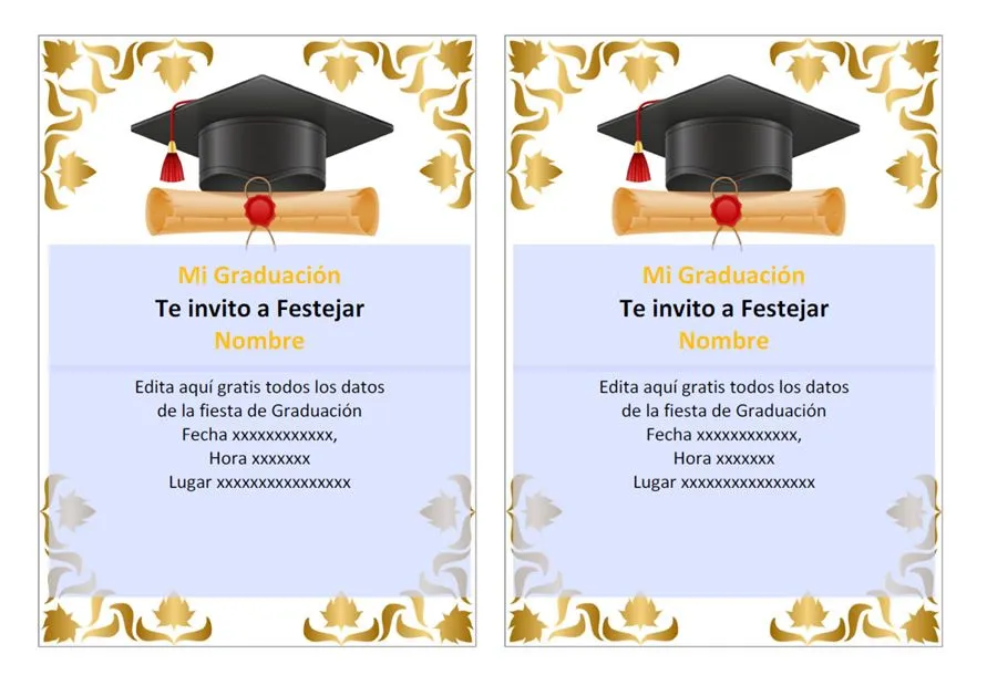 ▷ Cómo hacer Invitaciones de Graduación en computadora Gratis 2020 ▷ Cómo hacer Invitaciones de Graduación en computadora Gratis 2020