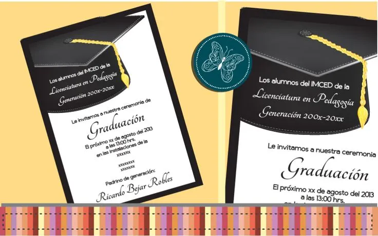 Invitaciones para graduación | invitaciones | Pinterest