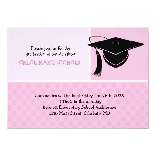 Invitaciones de la graduación de los niños (para invitación 12,7 x ... Invitaciones de la graduación de los niños (para invitación 12,7 x ...