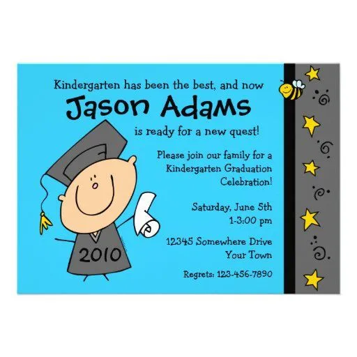 Invitaciónes/para graduación de preescolar - Imagui