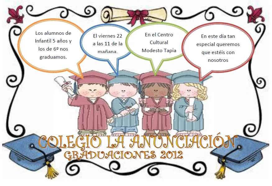Frases para invitaciones de graduación de kinder - Imagui Frases para invitaciones de graduación de kinder - Imagui