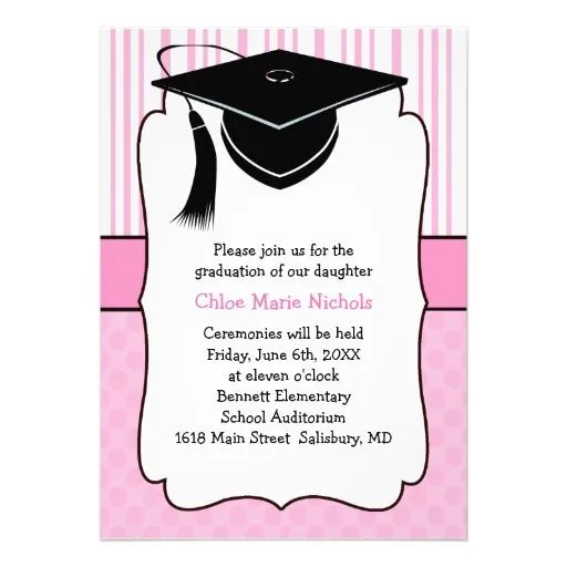 Frases para invitación de graduación de primaria - Imagui Frases para invitación de graduación de primaria - Imagui