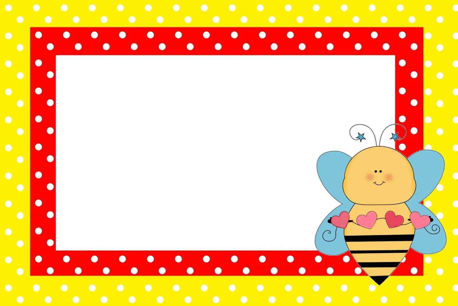 Invitaciones para imprimir gratis de abejas y flores, segunda ... Invitaciones para imprimir gratis de abejas y flores, segunda ...
