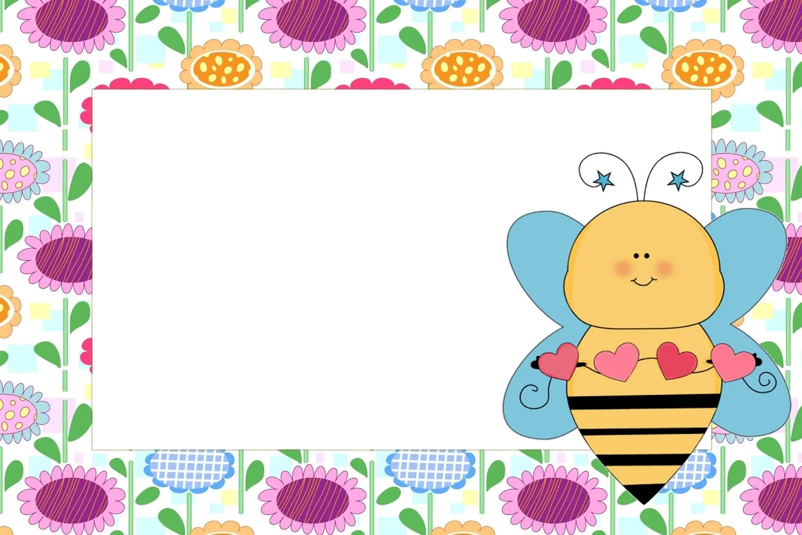 Invitaciones para imprimir gratis de abejas y flores. - Ideas y ... Invitaciones para imprimir gratis de abejas y flores. - Ideas y ...
