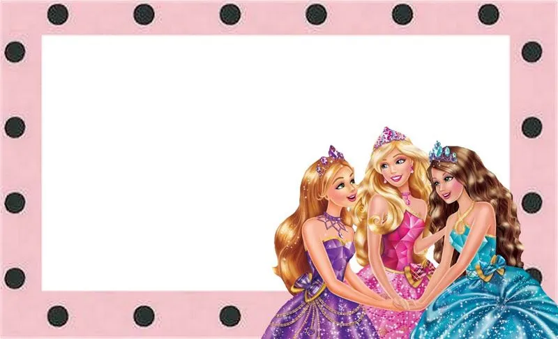 Invitaciones para imprimir gratis de Barbie Escuela de Princesas ... Invitaciones para imprimir gratis de Barbie Escuela de Princesas ...