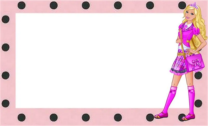 Invitaciones para imprimir gratis de Barbie Escuela de Princesas ... Invitaciones para imprimir gratis de Barbie Escuela de Princesas ...