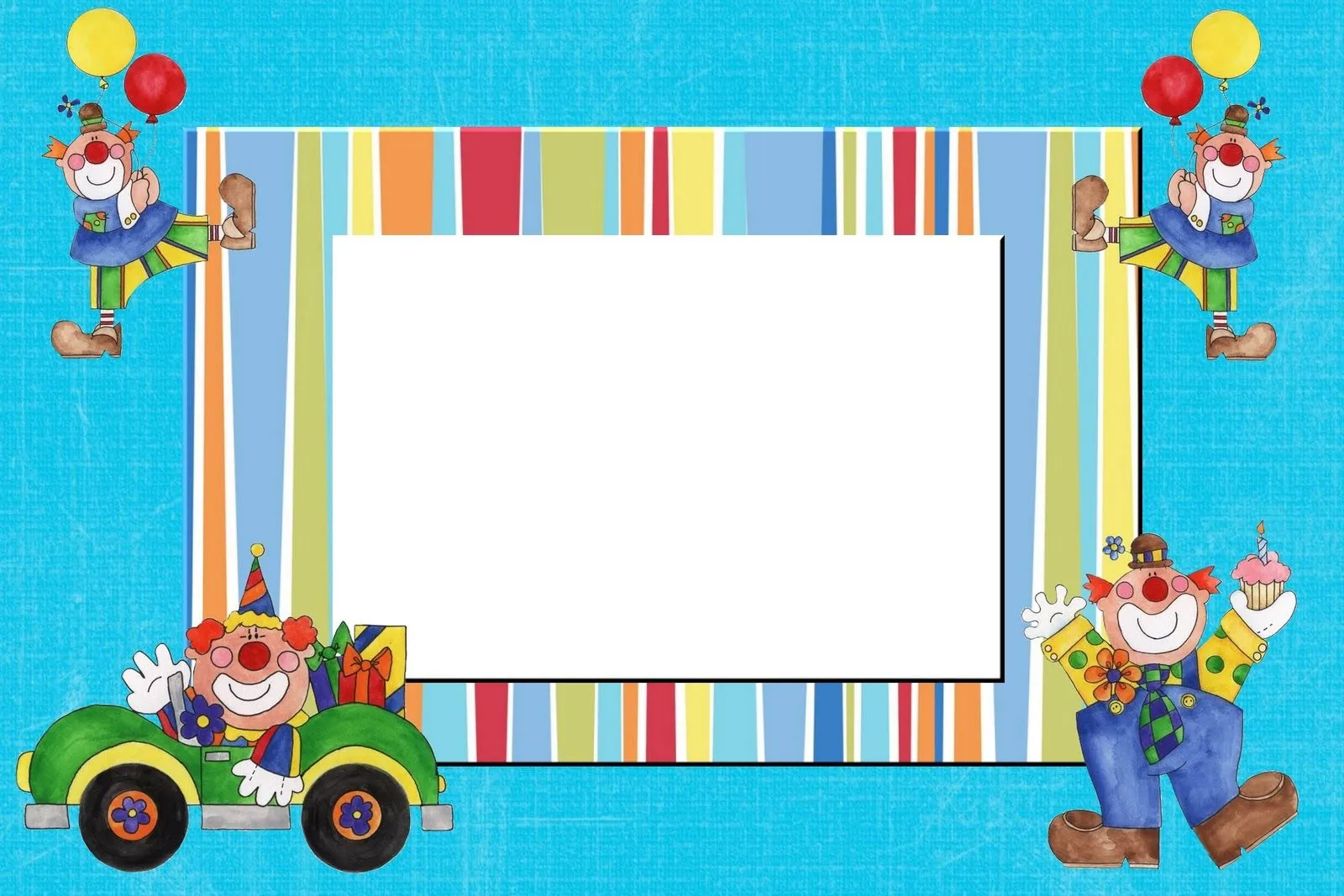 Invitaciones para imprimir gratis de payasos. - Ideas y material ... Invitaciones para imprimir gratis de payasos. - Ideas y material ...
