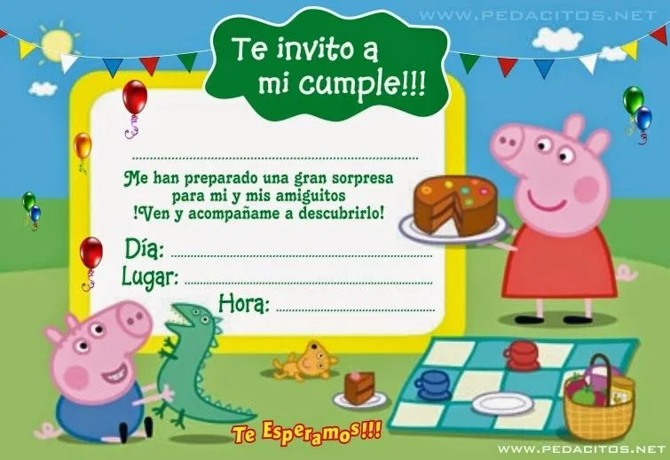 Invitaciones para Imprimir - Tarjetas para Rellenar GRATIS