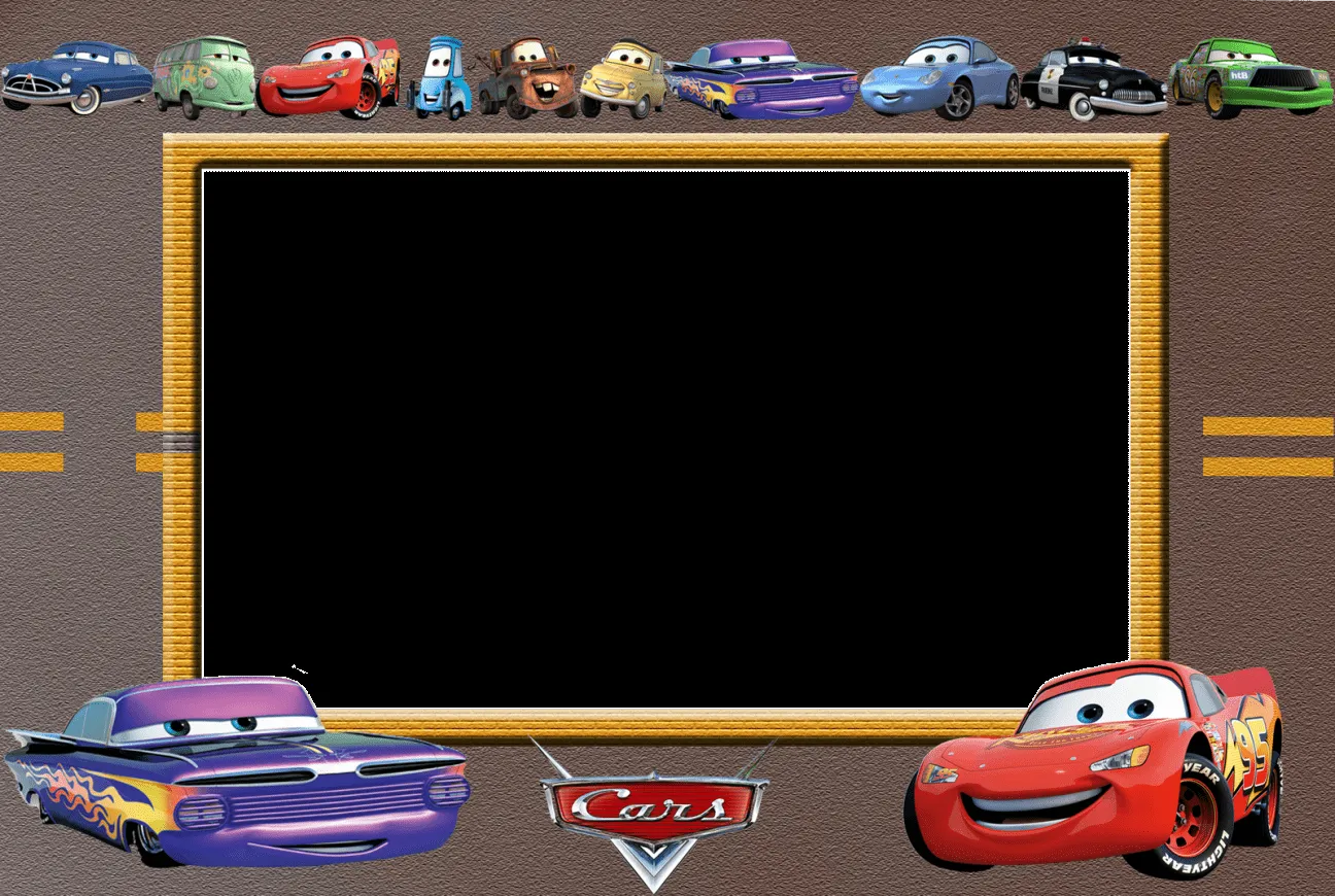 Invitaciones o Marcos para Fotos de Cars para Imprimir Gratis ... Invitaciones o Marcos para Fotos de Cars para Imprimir Gratis ...