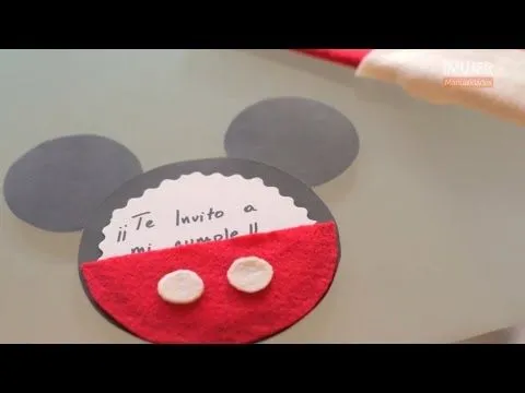 Invitaciones de Mickey Mouse - YouTube