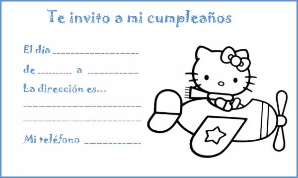 Invitaciónes para niña de 4 años - Imagui