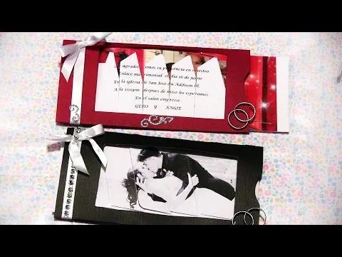 Invitaciones originales para Bodas, 15 años,etc.. - YouTube