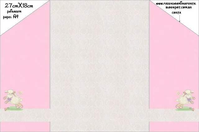 Invitaciones de ovejita para imprimir gratis. | Ideas y material ... Invitaciones de ovejita para imprimir gratis. | Ideas y material ...