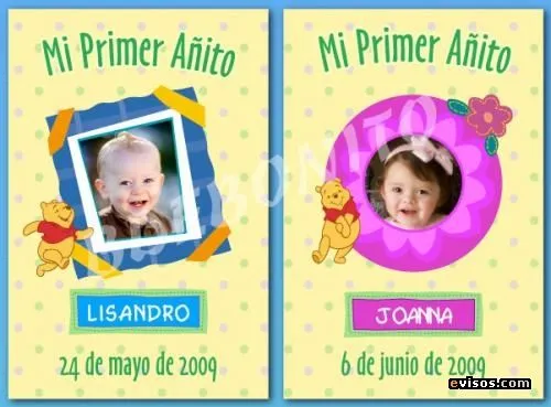 Invitaciónes personalizadas con foto para imprimir gratis - Imagui