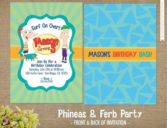 Invitaciónes de cumpleaños sorpresa para imprimir de Perry - Imagui Invitaciónes de cumpleaños sorpresa para imprimir de Perry - Imagui