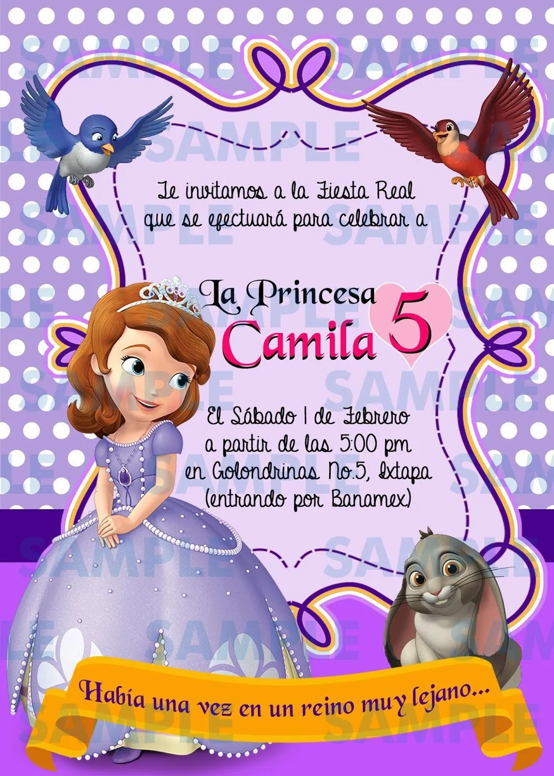 Invitaciones Princesa Sof Quote | Princesita sofia cumpleaños, Invitaciones princesa sofia, Cumpleaños princesa sofia Invitaciones Princesa Sof Quote | Princesita sofia cumpleaños, Invitaciones princesa sofia, Cumpleaños princesa sofia