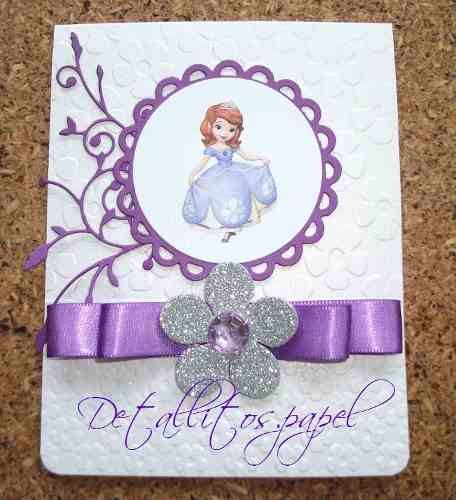 Invitaciones Princesa Sofia, Cumpleaños, Presentacion Etc ... Invitaciones Princesa Sofia, Cumpleaños, Presentacion Etc ...