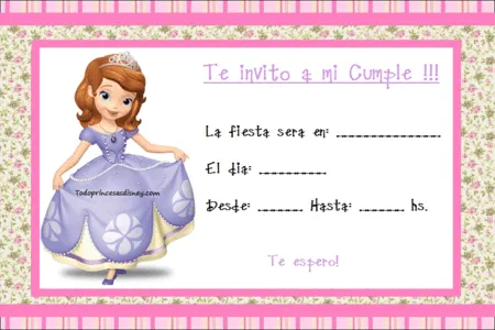 invitaciones de princesa sofia - Todo Para Tus Fiestas - BabyCenter invitaciones de princesa sofia - Todo Para Tus Fiestas - BabyCenter