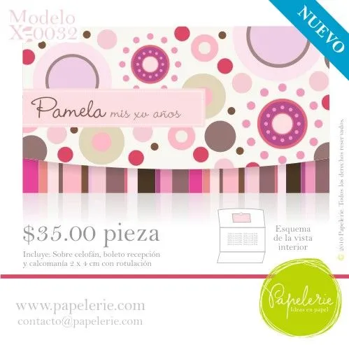 Invitaciónes para quince años modernas para imprimir - Imagui