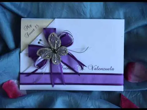 invitaciones para quince años - YouTube