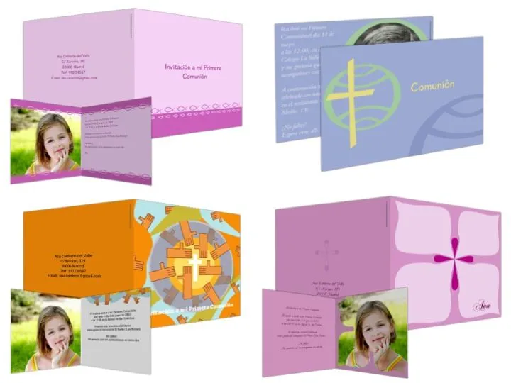 Invitaciones | Bautizo y Comunion