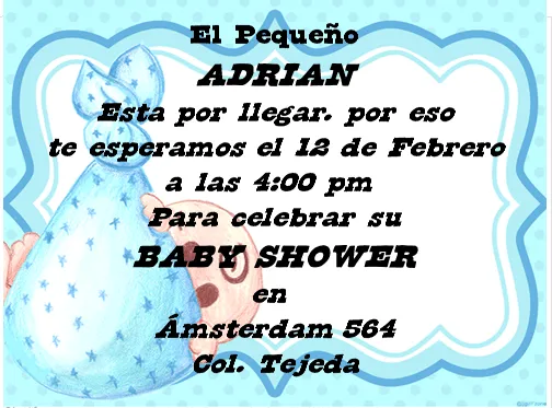 Invitaciones y Recuerditos Isa & Lau: INVITACIONES PARA BABY ... Invitaciones y Recuerditos Isa & Lau: INVITACIONES PARA BABY ...