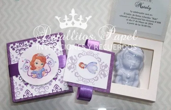 Invitaciones Recuerdos Princesita Sofia por Detallitospapel en Etsy