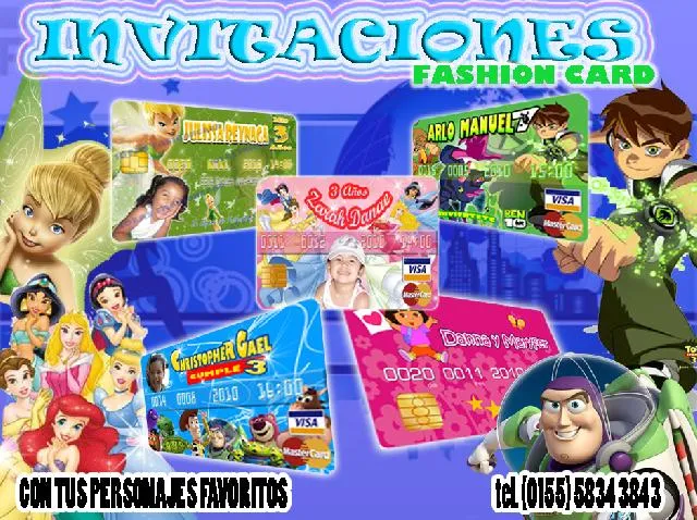 invitaciones tipo credencial en Coacalco de Berriozabal