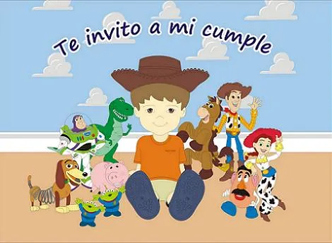 Invitaciones de Toy Story