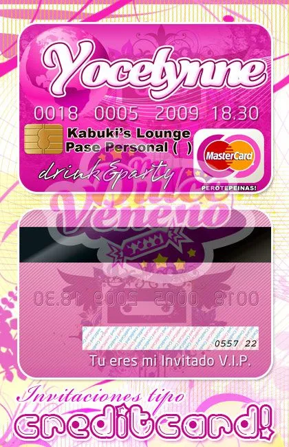 INVITACIONES FASHION DE 15 AÑOS - Imagui